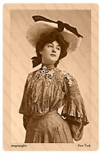 GORGEOUS EVELYN NESBIT Early Actress Beauty Vintage Studio Photo Cabinet Card RP picture