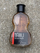 TABU Eau De Cologne DANA Perfumes Corp.  1/2 FL. OZ. Mini Fiddle Shape Full picture