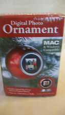 DIGITAL PHOTO ORNAMENT, RED, BNIB, HOLDS 60 PHOTOS picture