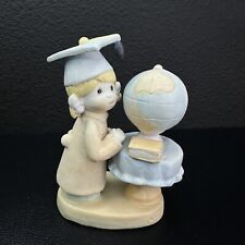 Vintage Graduation Figurine Girl Porcelain 5.5” picture