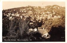 RPPC Hillside Homes, Hollywood, CA Los Angeles c1930s Vintage Postcard picture