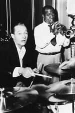 BING CROSBY AND LOUIS ARMSTRONG 24x36 inch Poster RARE picture