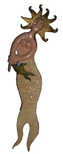 Mermaid Wall Hanging - Folk Art Pottery/Ceramic Handmade - Vintage picture