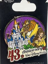 NEW Disney Pin 103779 WDW CM Princess Belle Beauty Beast 43rd Anniversary LE 750 picture