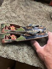 ANTIQUE VINTAGE HAND CARVED WOODEN Very Cool picture