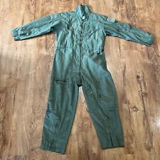 USAF Air Force Flight Suit Coveralls Sage Green 44S Short US Military CWU-27/P picture