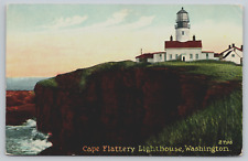 Postcard Cape Flattery Lighthouse Neah Bay Clallam County Washington Unposted picture