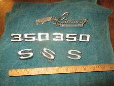 Vintage Camaro SS 350 Car V=Badges Ornaments Original picture