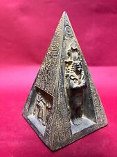 Ancient Egyptian Pyramid Statue Antiquities Pharaonic Hieroglyphs BC Rare Stone picture