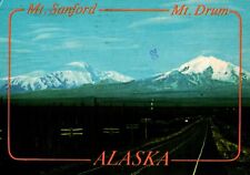 Mt. Sanford Mt. Drum Alaska Postcard picture
