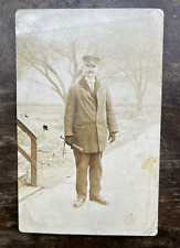 Real Photo Post Card RPPC Police Chief Freter Bros Bridgeport Ohio 1904-1918 picture