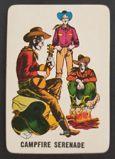 Cowboys Sing Songs at Campfire 1949 Western Card (NM) picture