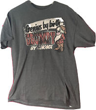 Disney Parks Mens T Shirt Size Large Gray Genius By Birth Grumpy By Choice picture
