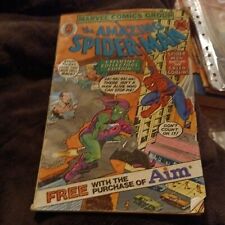 AMAZING SPIDER-MAN AIM TOOTHPASTE GIVEAWAY #1 (1980) Green Goblin, Marvel Comics picture