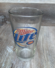 Vintage Miller Lite 16 oz Pint Beer Glass picture