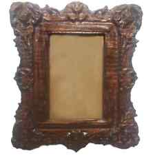 4x6 100% Real Wood Carved Picture Frame - Ornate and Uniqe picture
