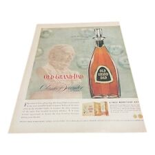 Vintage 1956 Old Grand Dad Bourbon Whiskey Emphrea   Print Ad 10.5” X 13.5” C.03 picture