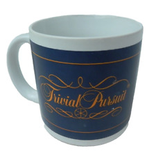 Vintage 1981 Trivial Pursuit Mug Game Advertising Promo Gamer Advertising Cup picture