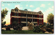 Original Old Vintage Antique Postcard Image Kansas Sanitarium Wichita Kansas picture