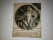 Lieutenant Colonel Charles E. Lee British Flying Corps 1918 World War 1  Picture picture
