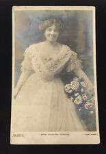 Edwardian Actress Miss Ellaline Terriss British Vintage Postcard Posted 1906 picture