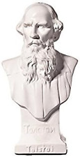 Russian Writer Leo (Lev) Tolstoy Marble Bust Statue Sculpture 5.8'' (14,5 Cm) picture