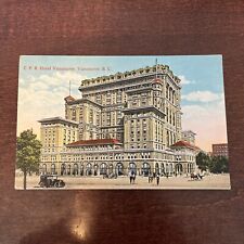 Postcard CPR Hotel Vancouver Vancouver BC Canada picture