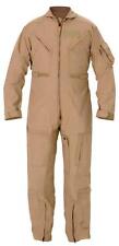 Authentic US Military Flyers Desert Tan Flight Suit CWU-27/P NOMEX size 44S NEW picture