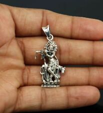 925 Sterling Silver God Radha Krishna / Krishna Pendant For Men & Women picture