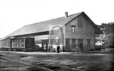 Railroad Train Station Depot Calistoga California CA Reprint Postcard picture