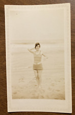1929 Young Pretty Attractive Woman Lady Swimsuit Lesbian Interest Flapper Photo picture