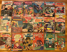 Charlton Comic Book Lot 18 Silver Age Unusual Tales Space Adventures Vtg 1950s picture
