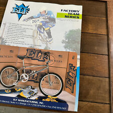 ELF Factory Team Series Old School BMX Brochure Flyer OG 1990s Dealer Bike picture