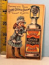 1800's Reads Grand Duchess Cologne Trade Card picture