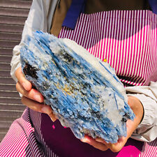 3.47LB Natural beautiful Blue KYANITE with Quartz Crystal Specimen Rough picture