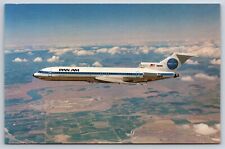 Airplane Postcard Pan American World Airlines Airways Boeing 727-221A FZ1 picture