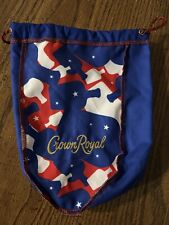 2 Rare Limited Crown Royal Red White & Blue Camouflage Bags picture
