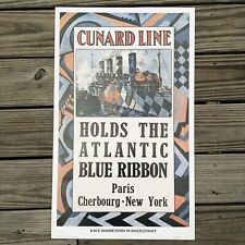 Vintage Cunard Line Mauretania Poster 26
