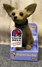 1999 Yo Quiero Taco Bell Chihuahua Dog Bobble Head Nodder Mint in Box MIB picture