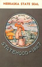 Nebraska State Seal Statehood 1867 picture