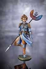 Wizard Girl Warrior Painted Toy Tin Soldier Woman 75mm Metal Figure 1/24 picture