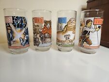 1983 Star Wars Return of the Jedi Burger King Glasses Complete Set of 4  picture