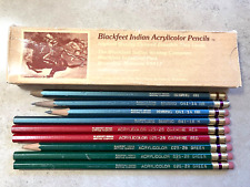 VTG Misc. Blackfeet Indian Acrylicolor & Drawing Pencils picture