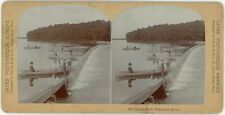 ILLINOIS SV - Kankakee River - Island Park - Gates 1890s picture