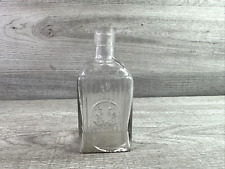 Vintage Early 1900s Depose Villacabras Purgative Water Clear Glass Bottle picture