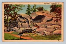 Gettysburg PA-Pennsylvania, Devil's Den Vintage Souvenir Postcard picture