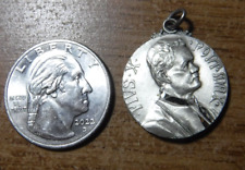 Stunning Pope Pius X Sterling Silver Catholic Medal picture