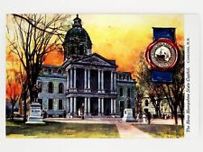 New Hampshire State Capitol, Concord 1906 *METALLIC LUSTER* Postcard Retouched picture