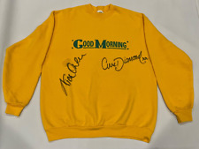 VINTAGE TV-AM GOOD MORNING BRITAIN SIGNED SWEATER ANNE DIAMOND NICK OWEN picture
