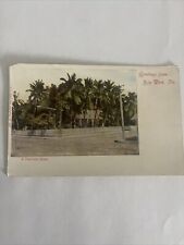 c.1905 Tropical Home Key West FL post card . Scarce Image picture